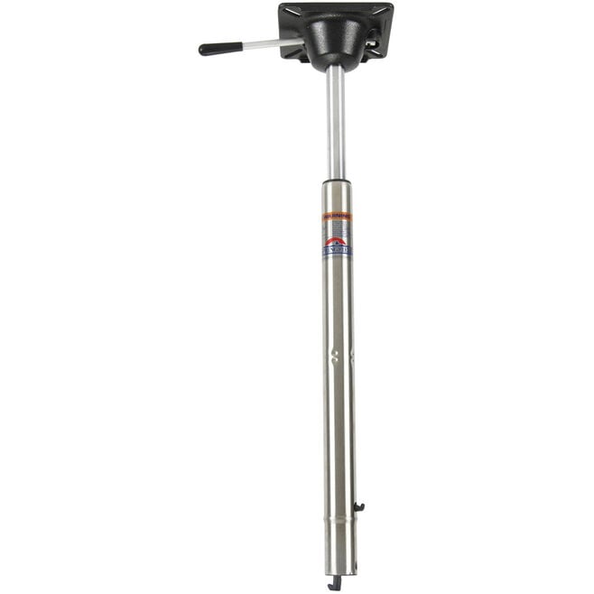 Springfield 1641019 Spring-Lock Power-Rise 25-1/2" to 32-1/4" Adjustable, Stand-Up SS Pedestal