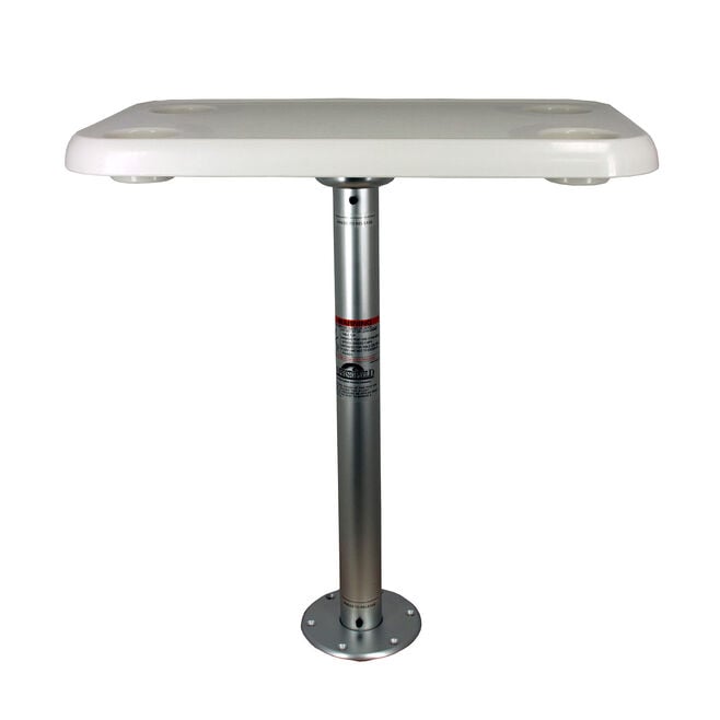 Springfield 1690207 Dock Edge Stowable Table Package, Rectangular Tabletop