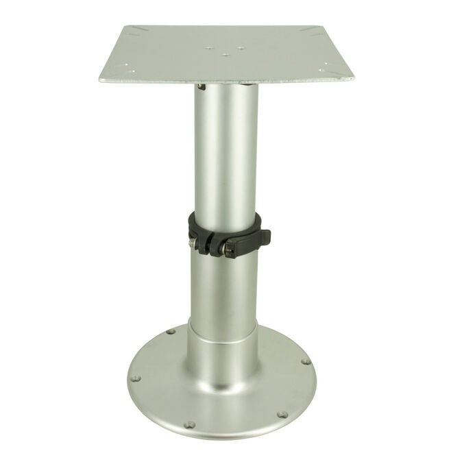 Springfield 1660231 3-Stage Clear Anodized Pedestal Set (Includes Square Table, Mount & Base), 14", 20", 28"