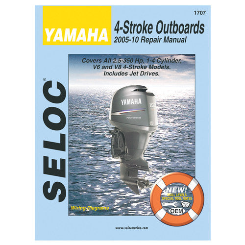 Seloc Engine Manual Yamaha 4-Stroke Outboards - 2005-2010