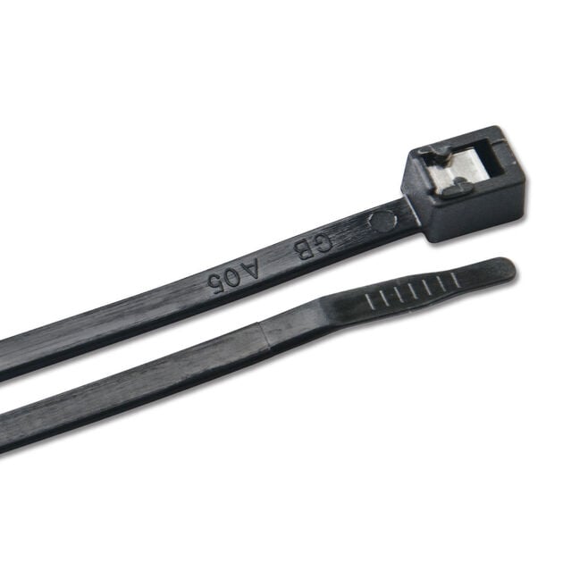 Ancor 199281 Self Cutting Cable Ties, 11" UV Black, 50/pk