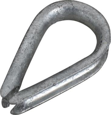 Sea-Dog Galvanized Wire Rope Thimble - 1/4" (172006)