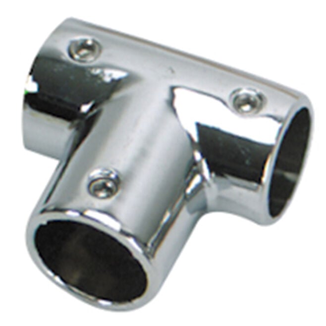 Whitecap 6143C 1" O.D. 90Â° SS Tee Rail Fitting