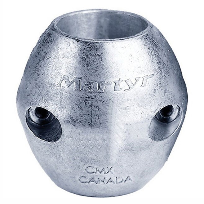 Martyr CMX18 Streamlined Shaft Anode With Stainless Steel Allen Head, Zinc