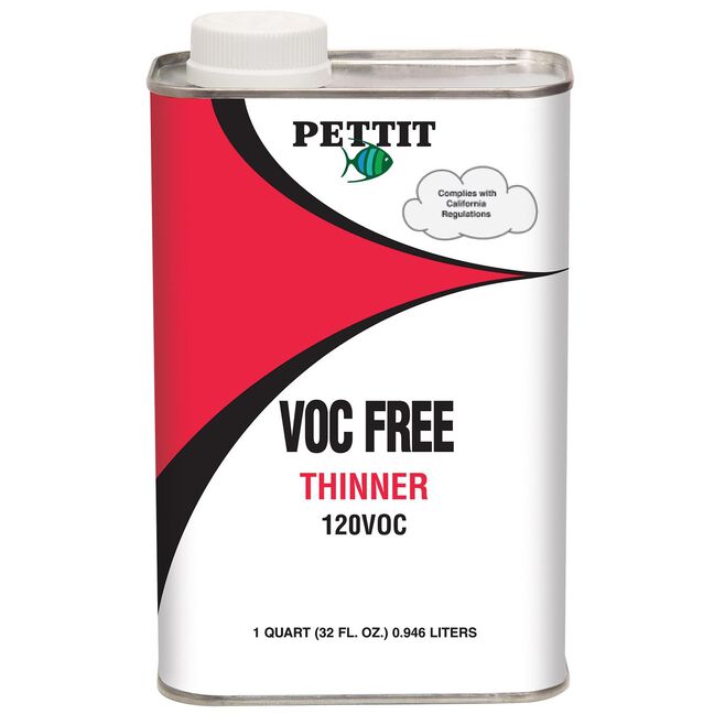 Pettit 11212208 VOC Free Brushing Thinner 120, Qt.