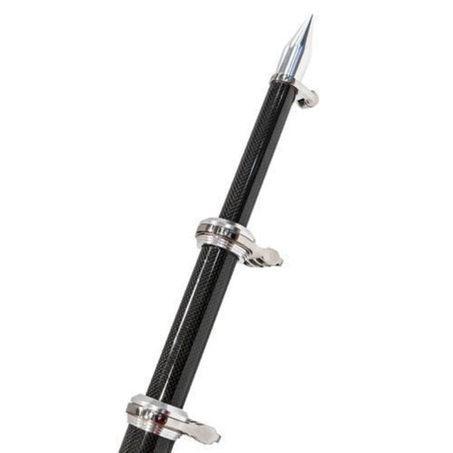 Taco Metals OT-4200CF Taco Carbon Fiber Tele-Outrigger Pole, 20', 1 pr.