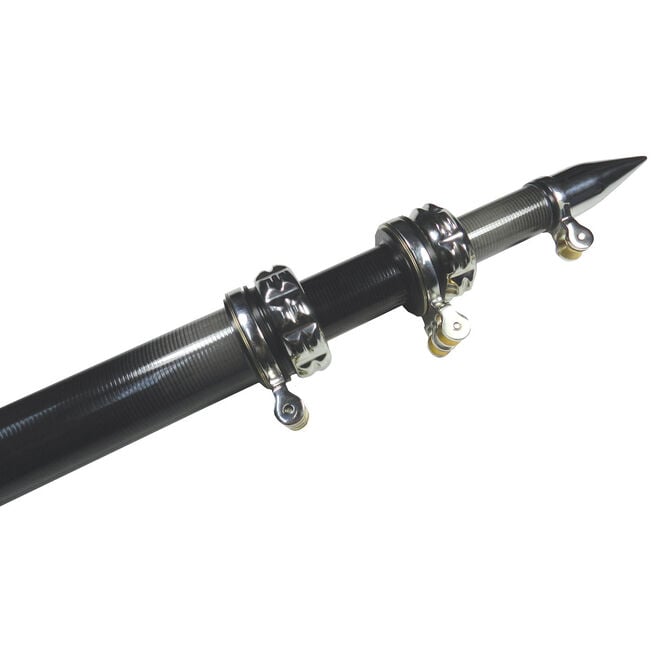 Taco Metals OT-4200CF Taco Carbon Fiber Tele-Outrigger Pole, 20', 1 pr.