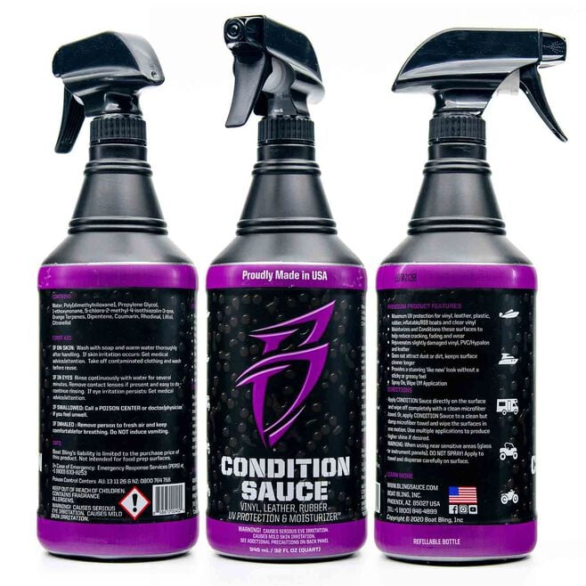 Boat Bling CS0032 Condition Sauce Moisturizing Conditioner w/UV Sun Protection, 32 oz.