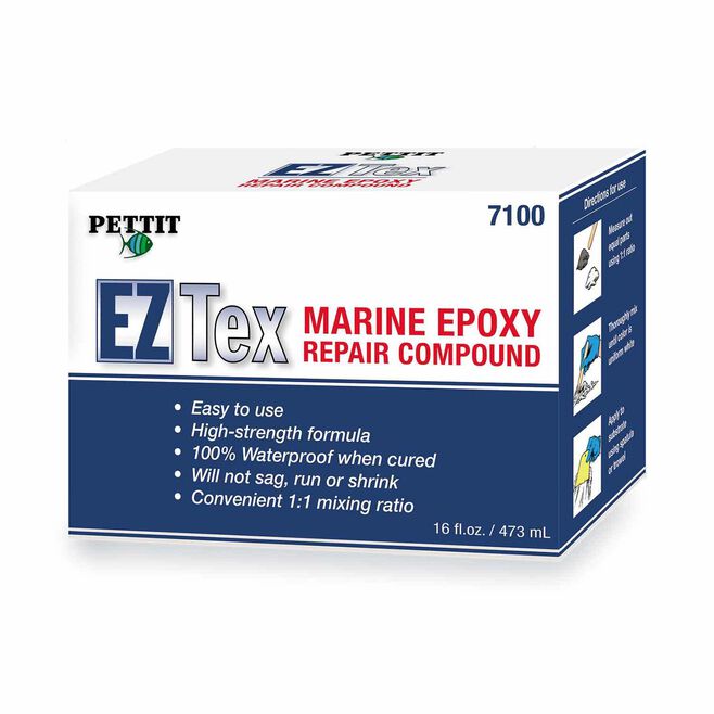Pettit 710010 EZ-Tex Epoxy Compound, 16 oz.
