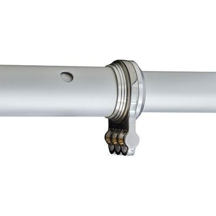 Taco Metals OT-0318HD-VEL Taco Deluxe Aluminum Tele-Outrigger Pole, 18', Silver, 1 pr.