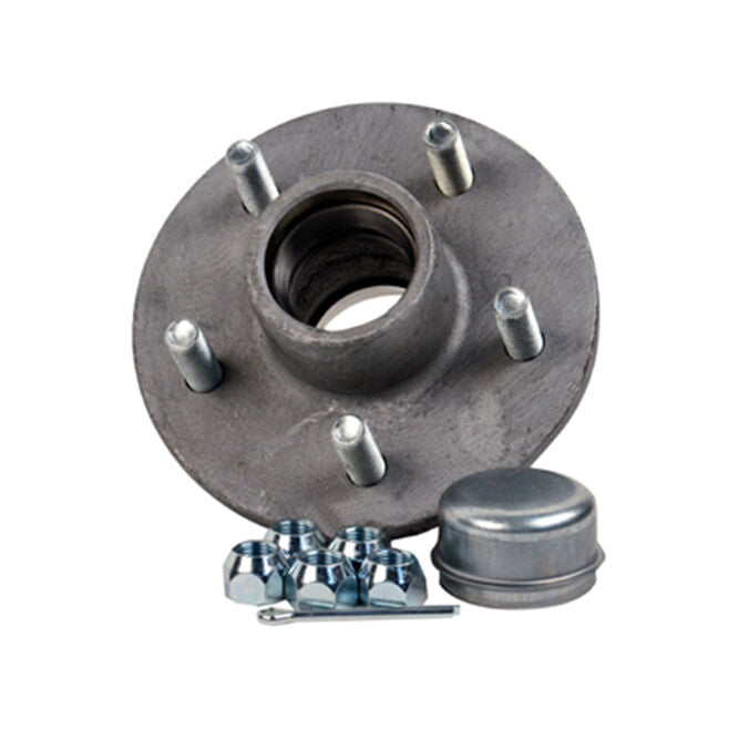 C.E. Smith 13315 Pre-Greased Replacement Hub Kit, 5 Stud, 1-1/16" Straight Shaft, 1350 lb.