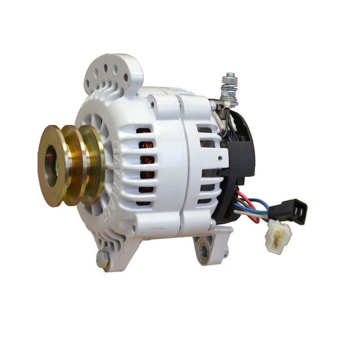Balmar 60-100-DV Alternator 100 AMP 12V 3.15" Dual Ft Saddle Pulley w/Isolated, Ground