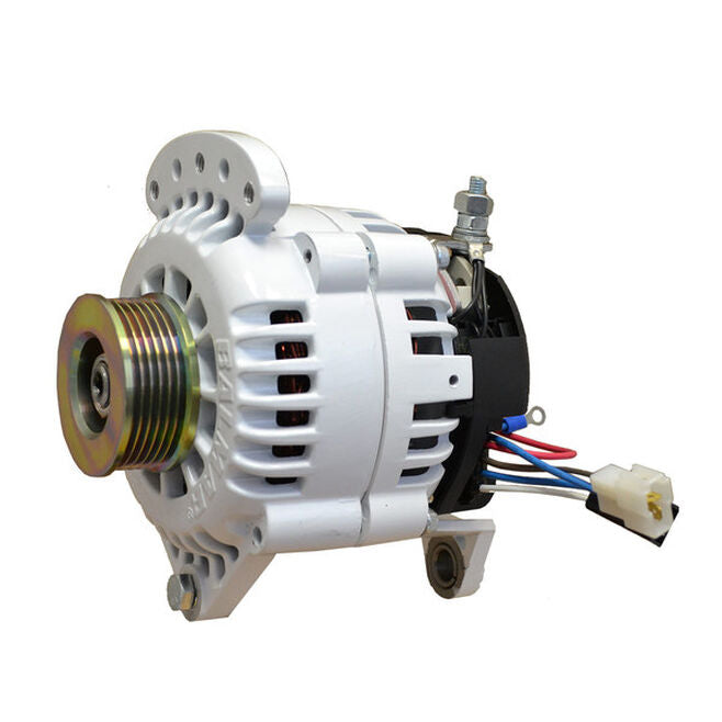 Balmar 604-120-K6 Alternator 120 AMP 12V 4" Dual Ft Saddle K6 Pulley w/Isolated, Ground