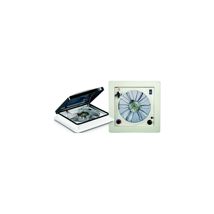 Fan-Tastic Vent 9108869049 802250 Vent Fan, Polar White w/Smoke Dome