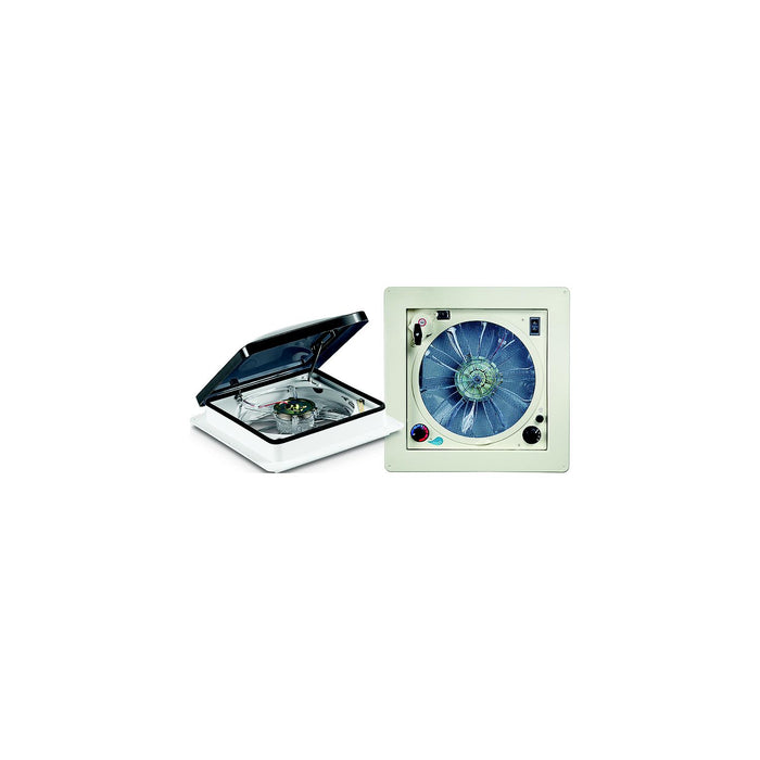 Fan-Tastic Vent 9108870060 803351, Colonial White Garnish w/Smoke Dome