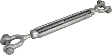 Sea-Dog Galvanized Jaw & Jaw Turnbuckle 1/4X4 (186100)