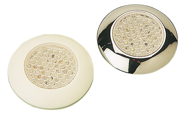 Sea Dog 401625-1 SeaDog Chrome Plastic Housing w/White LEDs, 8 Lumens Courtesy Light