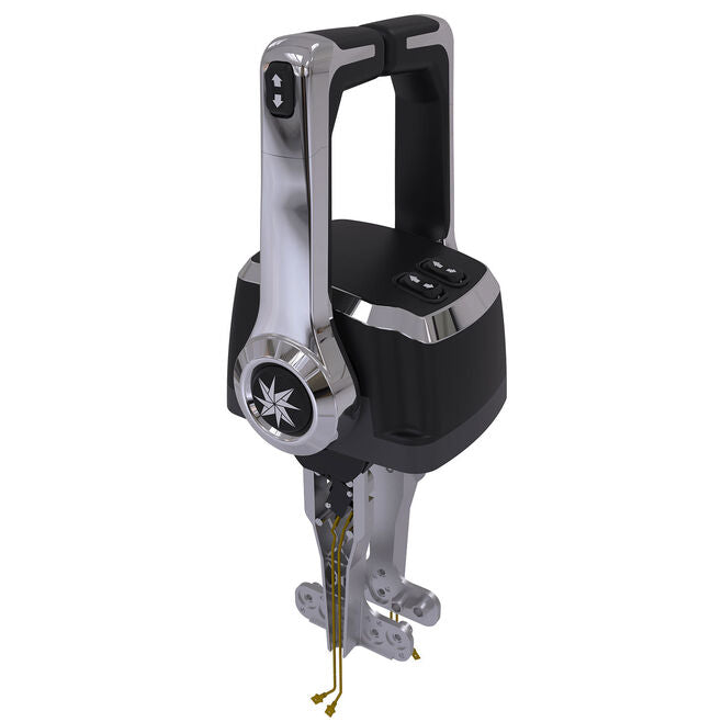 SeaStar CHX8241P Xtreme Series Dual Lever Top Mount Control, Trim Switch (no Neutral Interlock on Handle)
