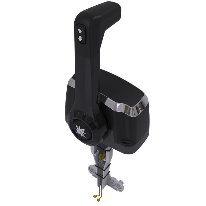 SeaStar CHX8641P Xtreme Top Mount Trim Switch Control, Single Lever, Dual Function, no Neutral Interlock on Handle