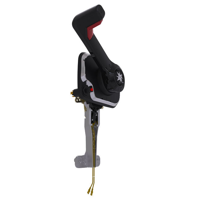 SeaStar CHX8851P Xtreme Single Function Center Mount, Single Lever, Engine Cut Off Switch, Trim Switch, Center Console