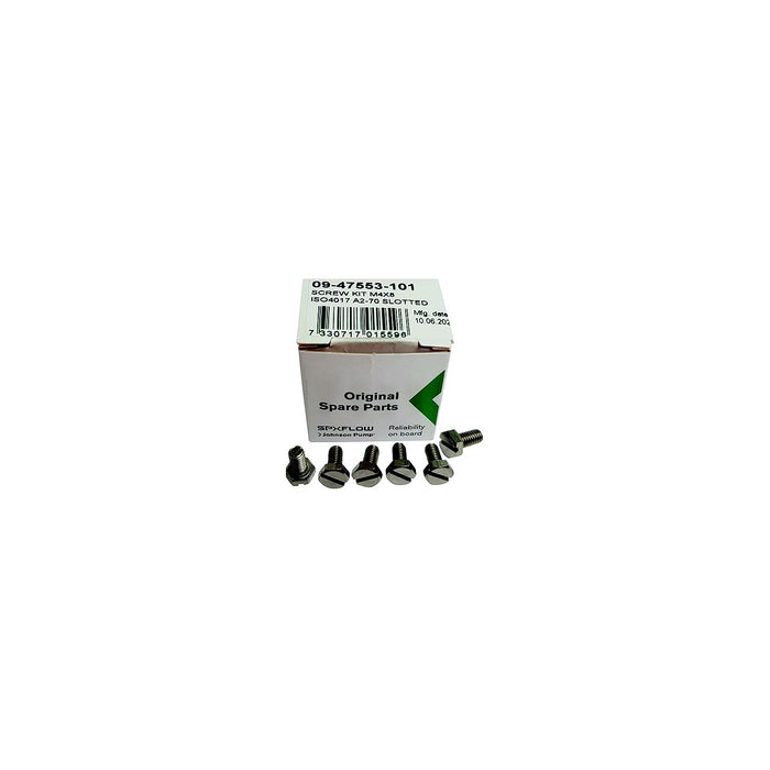 Johnson Pump 09-47553-101 OEM Screw Kit for raw water impeller pump F35, F4, F5