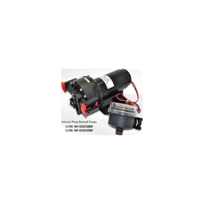 Johnson Pump 10-13252-103-BW Aqua Jet Baitwell Pump, 4.0 GPM