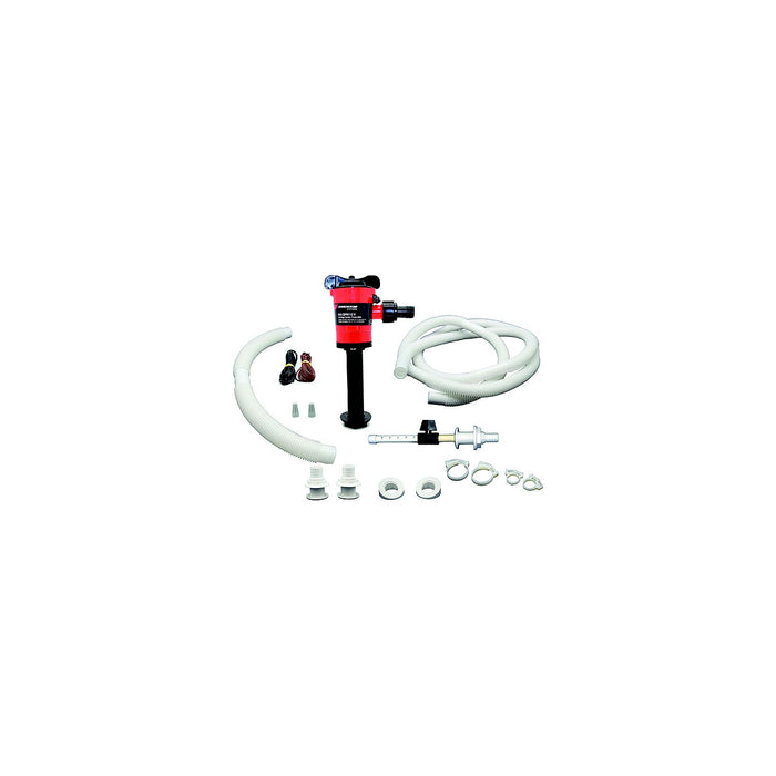 Johnson Pump 34014 Basspirator II Livewell Aerating Kit (Includes 500 GPH Pump, Hose & Fittings)