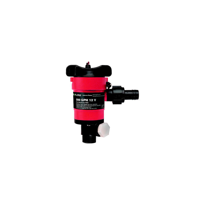 Johnson Pump 48103 Dual Port Livewell/Washdown Pump, 1250 GPH