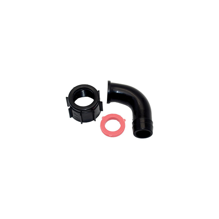 Johnson Pump 92205 DuraPort 90° Connection for 500-1000 GPH Cartridge Bilge, Pumps