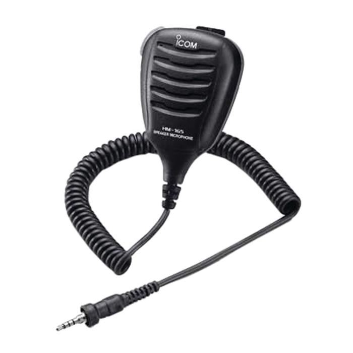 Icom HM165 Speaker Mic w/Alligator Clip Waterproof