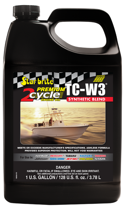 Starbrite Premium 2-Cycle Engine Oil Tc-W3
