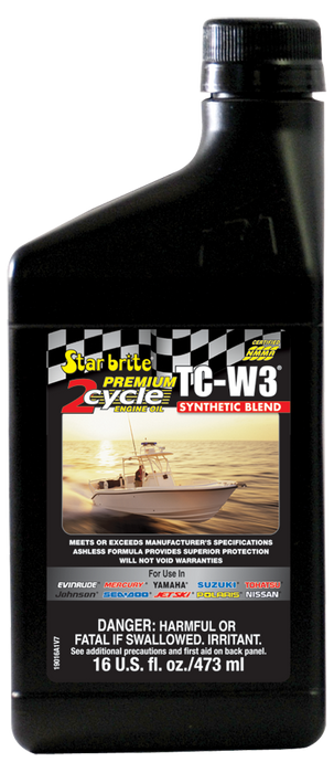 Starbrite Premium 2-Cycle Engine Oil Tc-W3