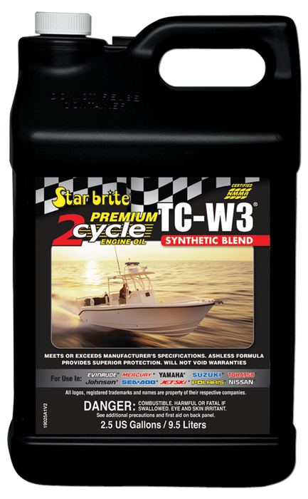 Starbrite Premium 2-Cycle Engine Oil Tc-W3