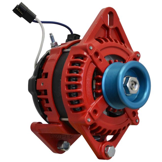Balmar XT-DF-170-J10 Alternator 3.15" Dual Ft Saddle J10 Serpentine Pulley 170A, 12V