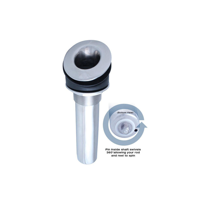 Rod Holder 30º HD Screwless w/ Swivel