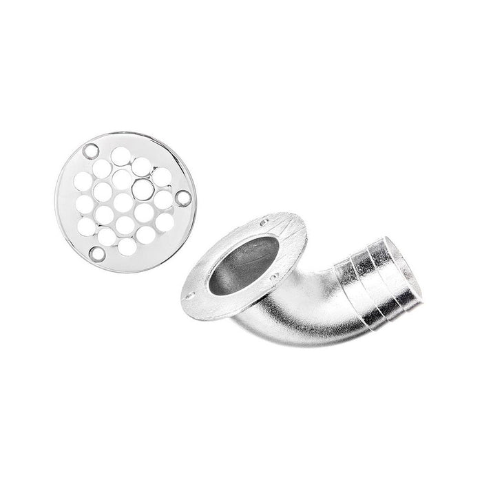 Low Profile Drain 1-1/2" TM, Curved Cover