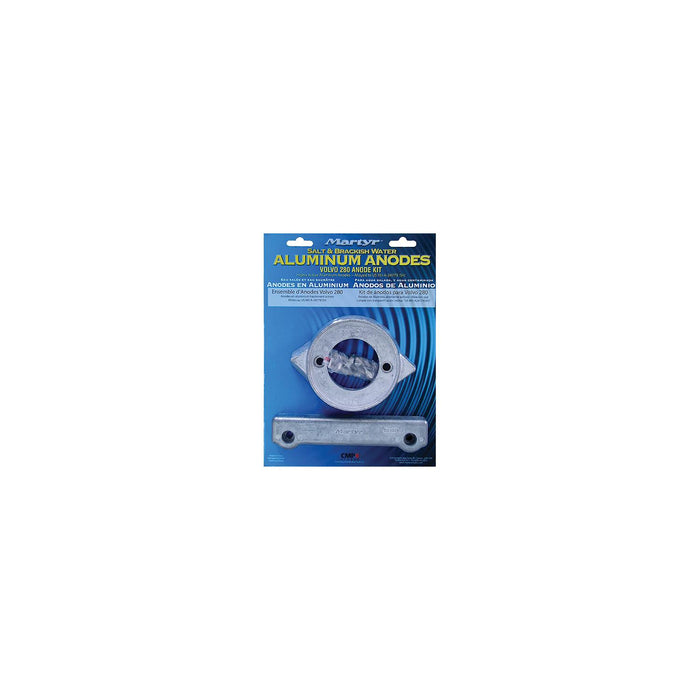 Martyr CM280KITA Anode Kit, For Volvo Penta 280 Engine (Contains 1-V18, 1-CM832598, Hardware)