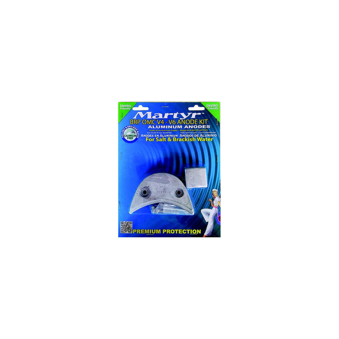 Martyr CMOMCV4V6KITM BRP OMC Johnson/Evinrude HP Anode Kit, Magnesium