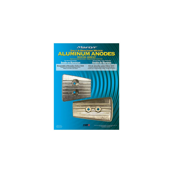 Martyr CMSXAKITZ Anode Kit, For Volvo Penta SX-A/DPS Engine (1-3841427, 1-3883728, Hardware)