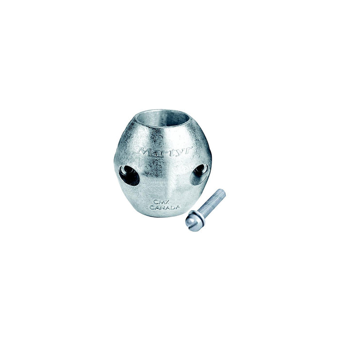 Martyr CMX06S Streamlined Shaft Zinc Anode With Stainless Steel Slotted Head