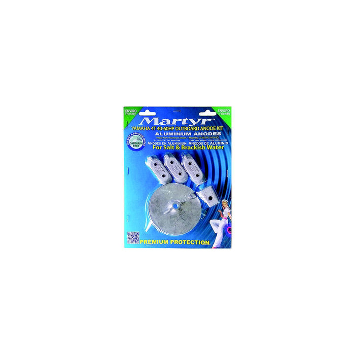 Martyr CMY6090KITM Anode Kit For Yamaha HP Outboards, Magnesium