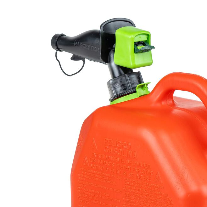 Scepter FR1G201 Smartcontrol Fuel Container EPA/CARB Compliant, Gasoline, 2 gal, Red, 9.7"Lx6.9"Wx11.5"H