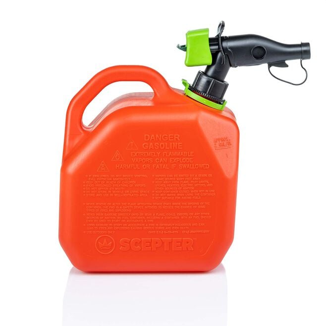 Scepter FR1G201 Smartcontrol Fuel Container EPA/CARB Compliant, Gasoline, 2 gal, Red, 9.7"Lx6.9"Wx11.5"H