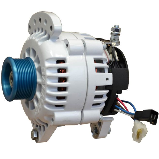 Balmar 60-100-J10 Alternator 100 AMP 12V 3.15" Dual Ft Saddle J10 Pulley, w/Isolated Ground
