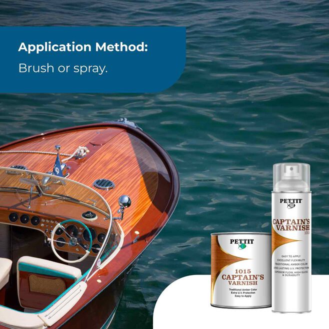 Pettit 8710108 Captain's Varnish, Qt.