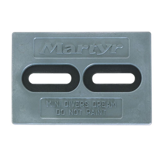 Martyr CMDIVERMINIM Hull Anode 6" x 4" x 1/2", Magnesium