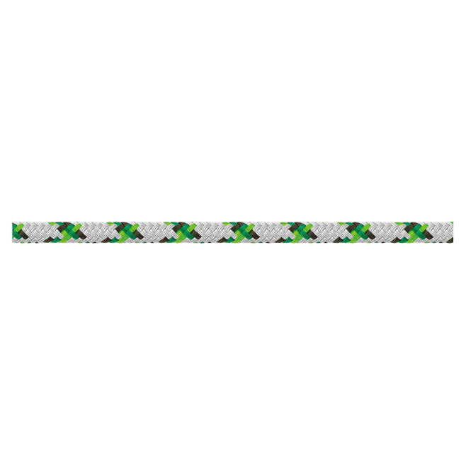 Samson Rope 4.35021E+11 Samson Rope 435020505030 Samson 435020505030 XLS3 Yacht, Braid, 5/16" (8mm) x 500', White w/Green Tracer