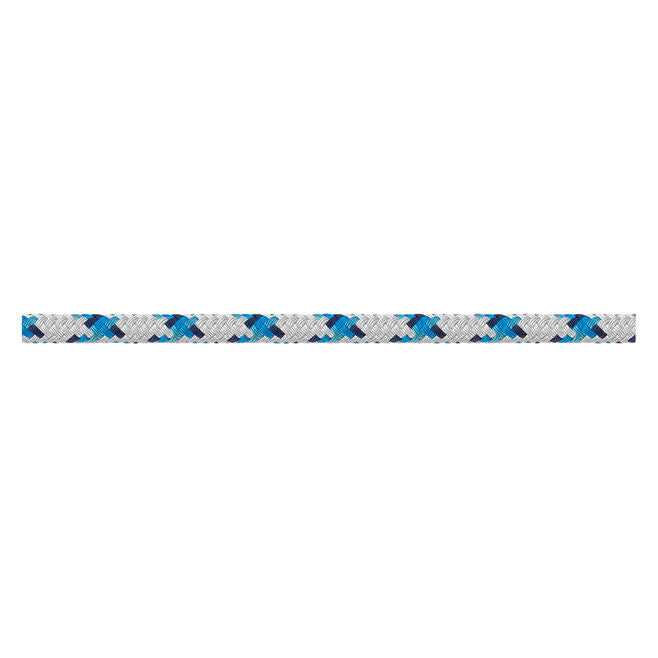 Samson Rope 4.35027E+11 Samson Rope 435026805030 Samson 435026805030 XLS3 Yacht, Braid, 13/32" (10mm) x 500', White w/Blue Tracer