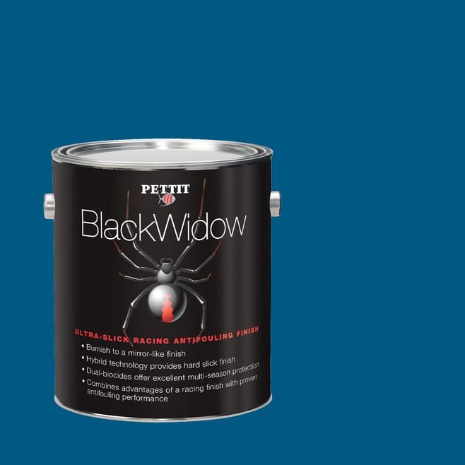 Pettit 1126906 Black Widow Racing Finish, Dark Blue Gal., 2/case