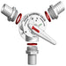 Y Valve Kit #1 - Aquavalve incl 3x Straight 1.5" (38.1mm) Hose Barbs,